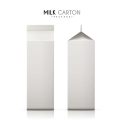 milk cartons set