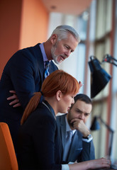 business people group on meeting