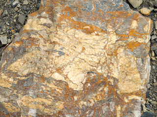 The surface of the stone with intricate patterns, texture.
