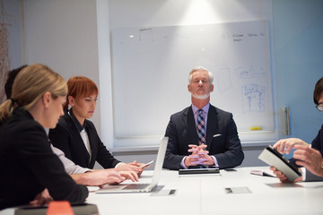 business people group on meeting