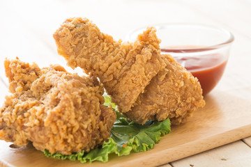 fried crispy chicken