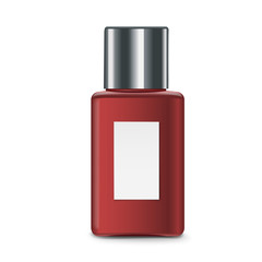 elegant perfume bottle with blank label