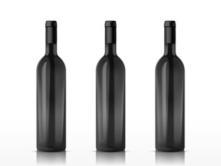 high class champagne bottles