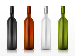 high class champagne bottles