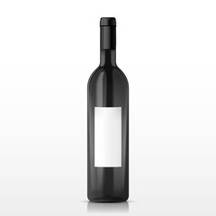high class champagne bottle