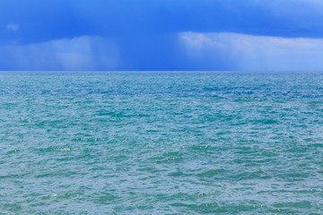 Obraz premium Clouds over the sea