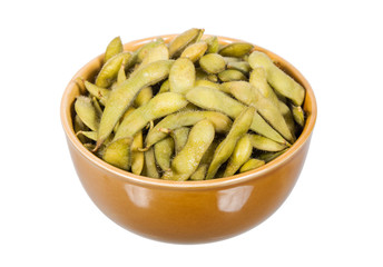 steamed green soybean