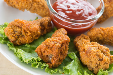 fried crispy chicken