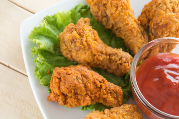 fried crispy chicken