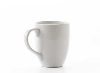 empty cup of coffee or mug