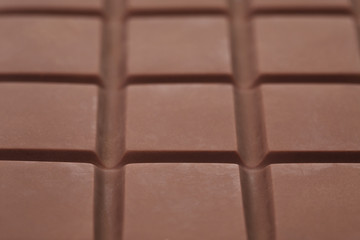 bar of chocolate ganache closeup