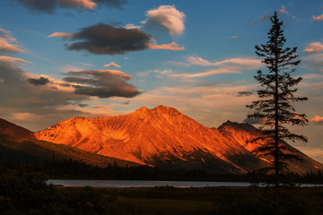 Fototapeta premium Mountains in Alaska