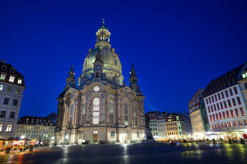 Fototapeta na wymiar Frauenkirche or Church of Our Lady cathedral 