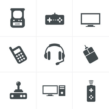 Video Games Icon Set