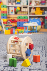 Wooden colour toy. Sorter