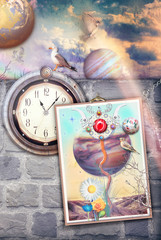Concept landscape of nostalgy,time and remembrance © Rosario Rizzo