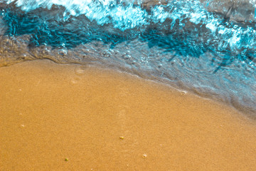 Fototapeta na wymiar Soft wave of the sea
