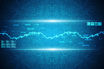 Digital Abstract Business background