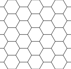 Hexagone de modèle de géométrie transparente moderne de vecteur, fond géométrique abstrait noir et blanc, impression à la mode, texture rétro monochrome, design de mode hipster
