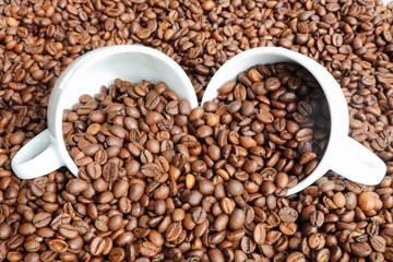 Kaffee mit Tassen