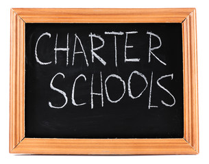 Charter Schools written on chalkboard