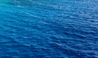 Background texture of a deep blue ocean