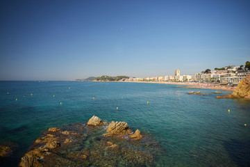 beautiful sea view on the Spanish coast