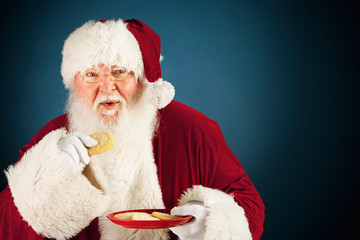 Santa: Eating a Sugar Cookie