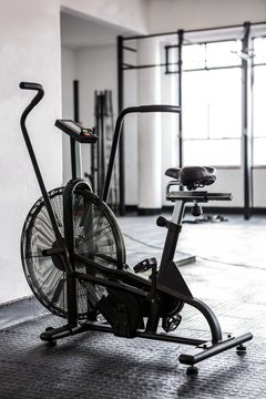 Exercise bike in the studio