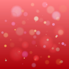Abstract red circular bokeh background