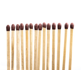 Line of matches