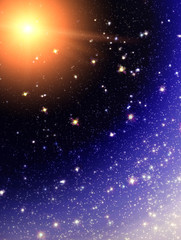 Star space background