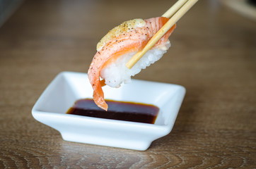 Sushi salmon