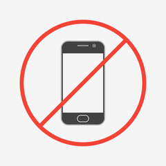 No mobile phone icon