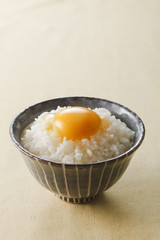 卵かけご飯　Raw Egg over Rice