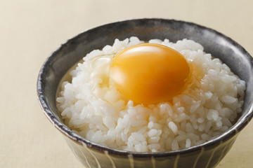 卵かけご飯　Raw Egg over Rice