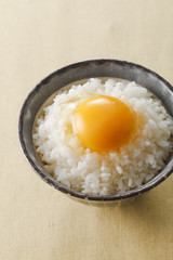 卵かけご飯　Raw Egg over Rice