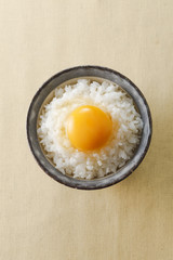 卵かけご飯　Raw Egg over Rice