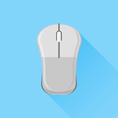 Computer mouse flat icon