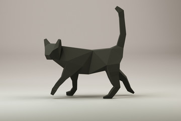 chat noir style origami