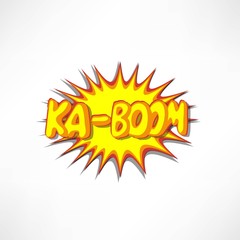 Comic book explosion