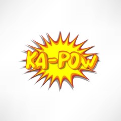 Comic book explosion