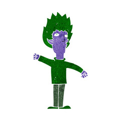 cartoon vampire man