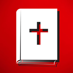 Fototapeta premium Bible book icon