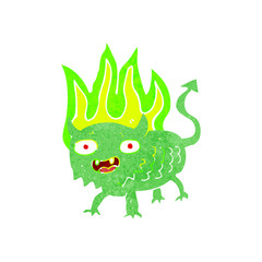 Obraz premium cartoon little demon
