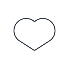 outline icon of heart