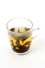 green tea and cup of tea