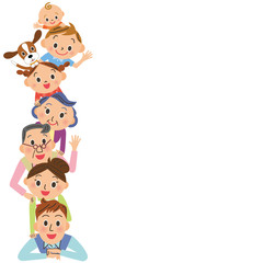 幸せ三世代家族