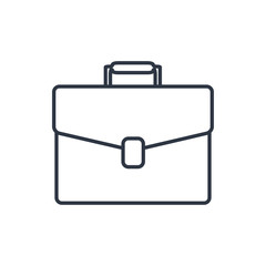 outline icon of suitcase