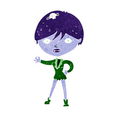 cartoon vampire girl